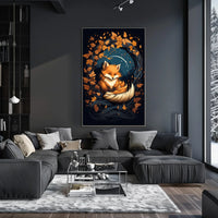 Enchanted Autumn Fox Art Print