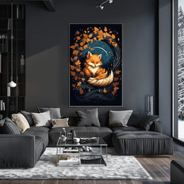 Enchanted Autumn Fox Art Print