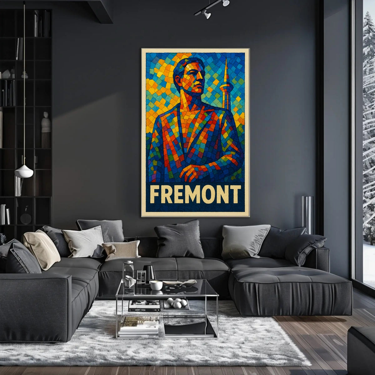 Fremont Mosaic Poster