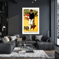 East Coast Types The Deck-Chair Man Poster