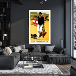 East Coast Types The Deck-Chair Man Poster