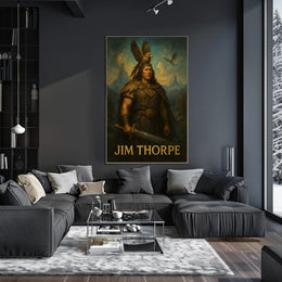 Jim Thorpe Legendary Figure Poster