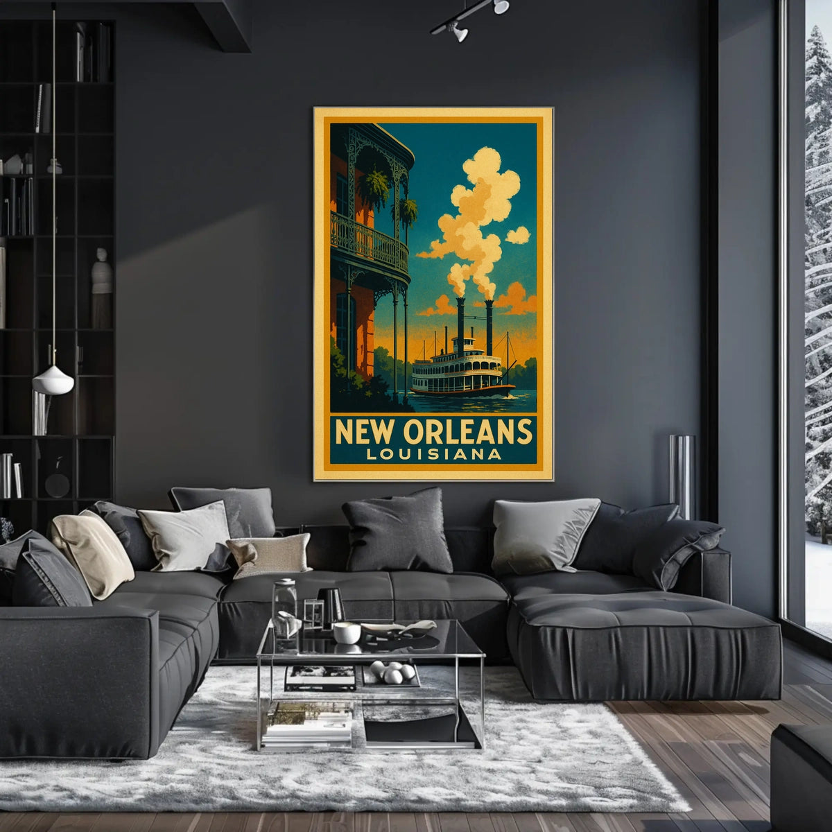 New Orleans Louisiana Charm Poster