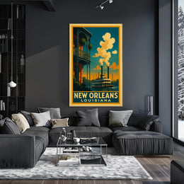New Orleans Louisiana Charm Poster