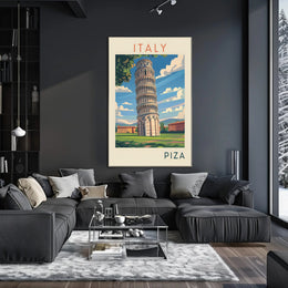 Leaning Tower of Pisa Poster