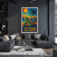 Cayman Islands Mosaic Poster