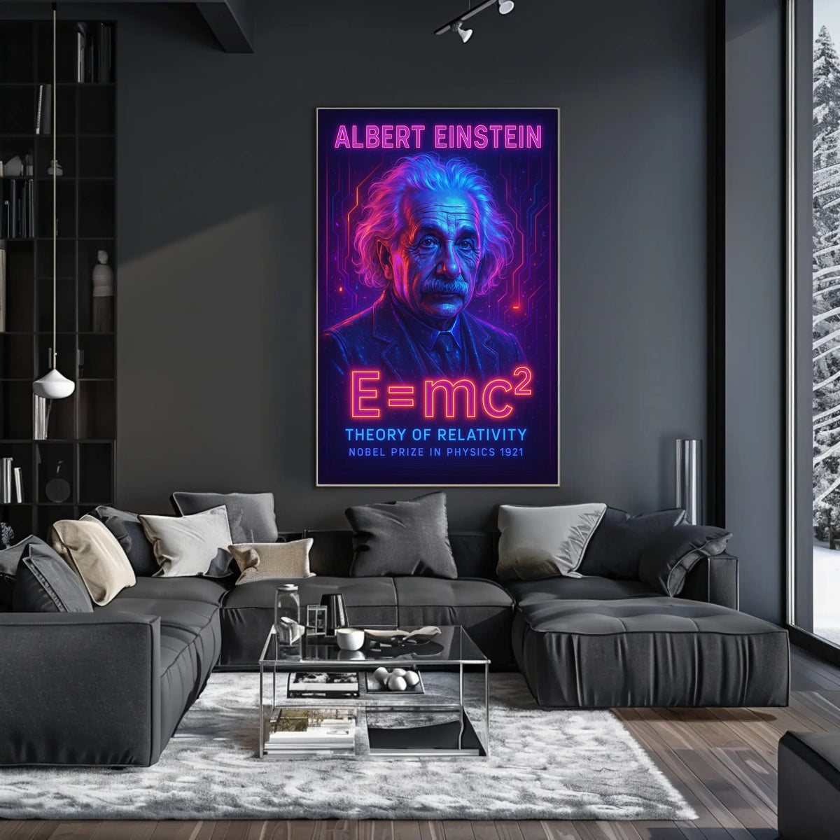 Albert Einstein Theory Of Relativity Poster