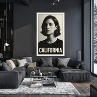 California Portrait Poster