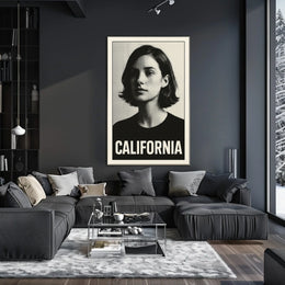 California Portrait Poster