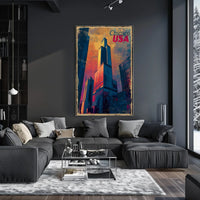 Chicago Skyline Poster