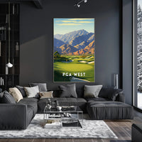 PGA WEST Golf Landscape Art Poster - Sports Poster