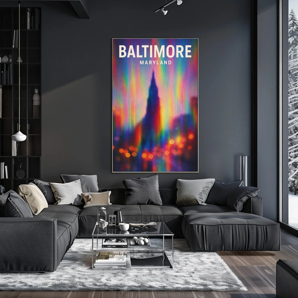 Baltimore Maryland Urban Photography Realism Poster