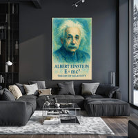 Albert Einstein Theory Of Relativity Poster