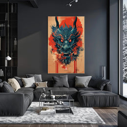 Dragon's Fury: A Mythical Creature Fantasy Mythology Poster PosterGoat