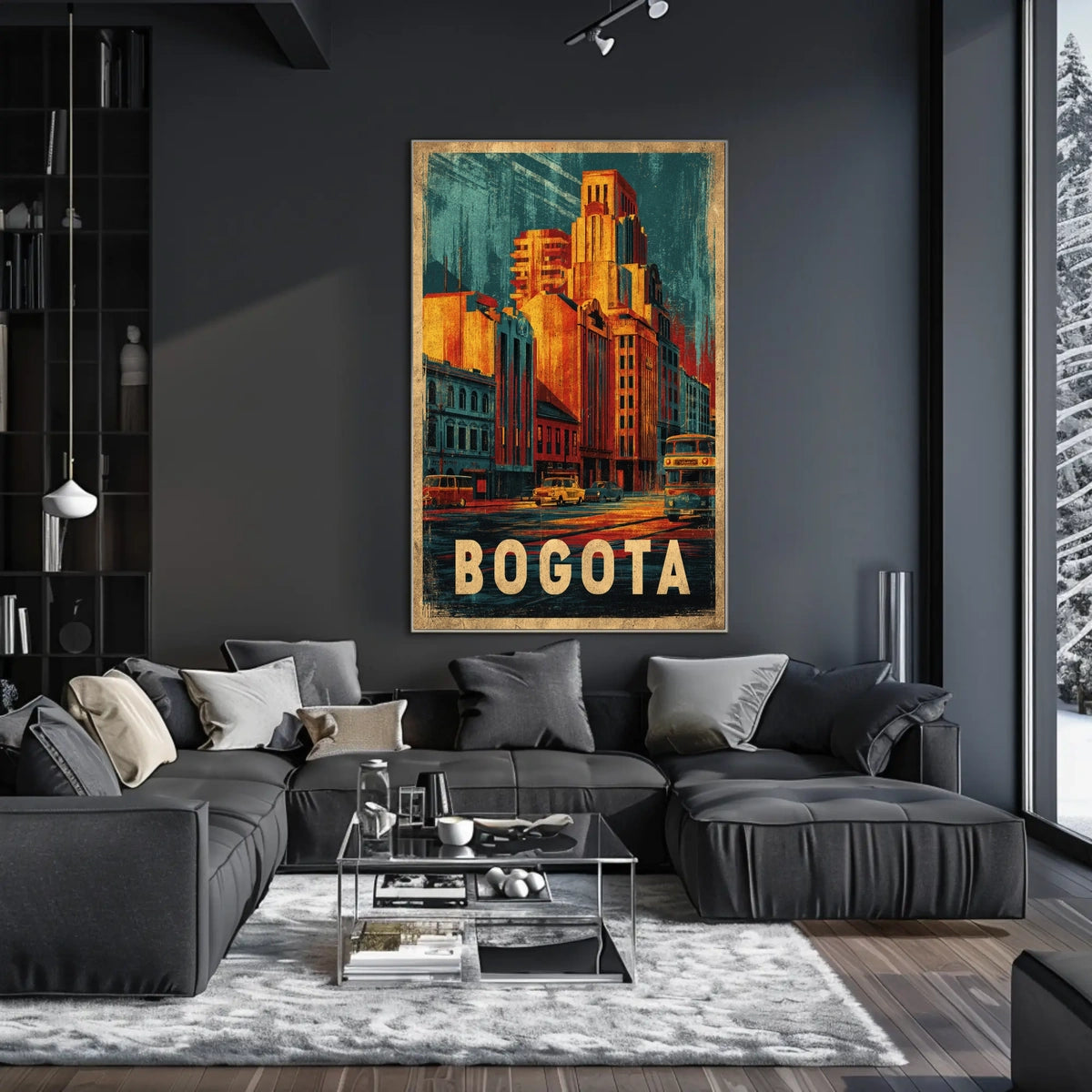 Bogota Cityscape Poster