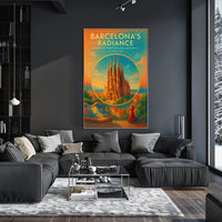 Barcelonas Radiance Poster