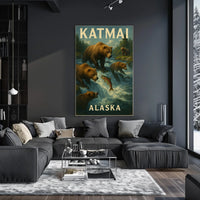 Katmai National Park Alaska Poster