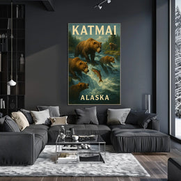 Katmai National Park Alaska Poster