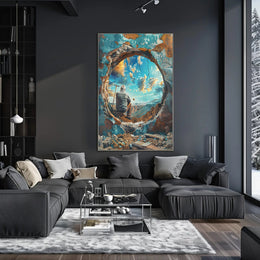 Through The Ruins Poster Art Print Decor PosterGoat