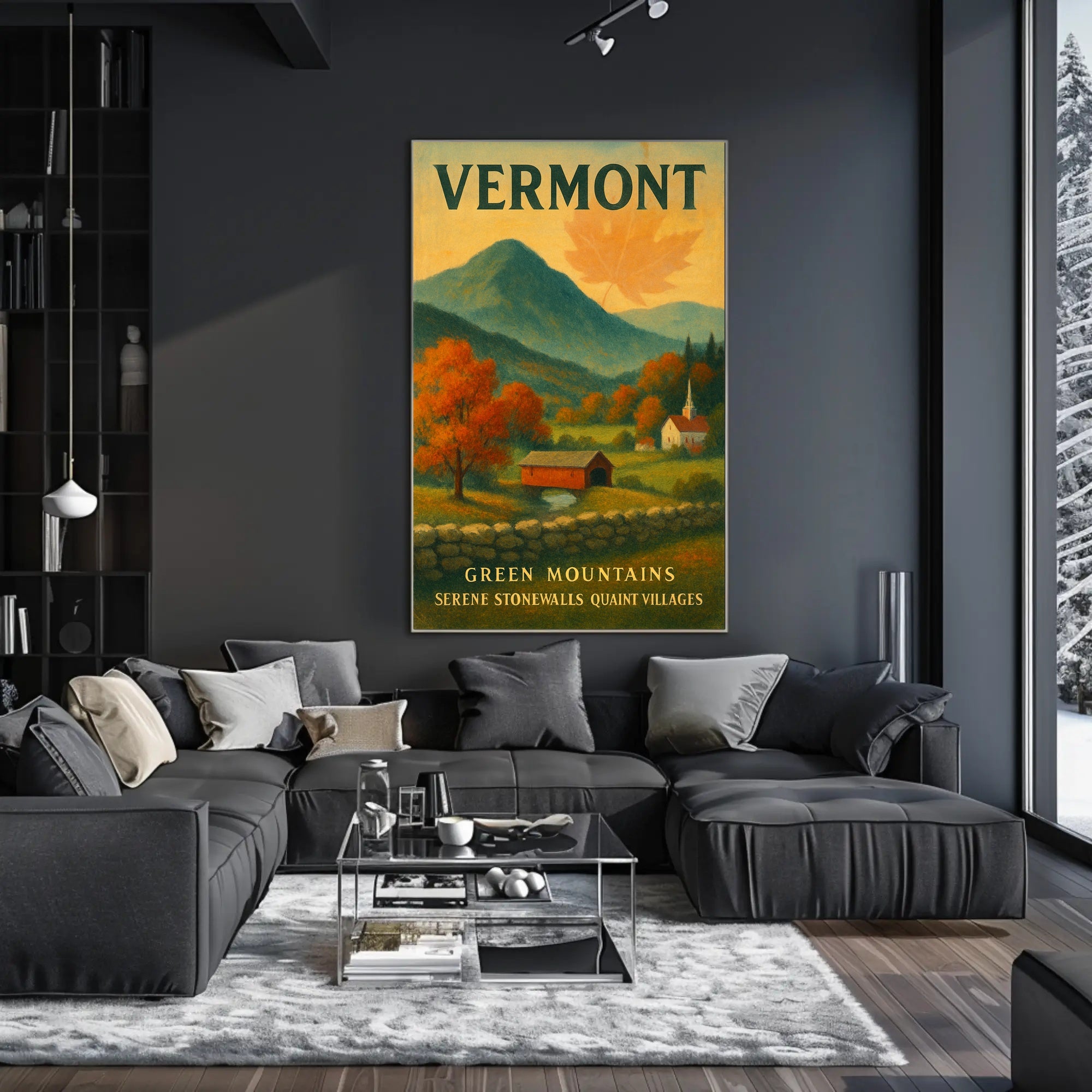 Vermont Scenic Charm Wall Art Print