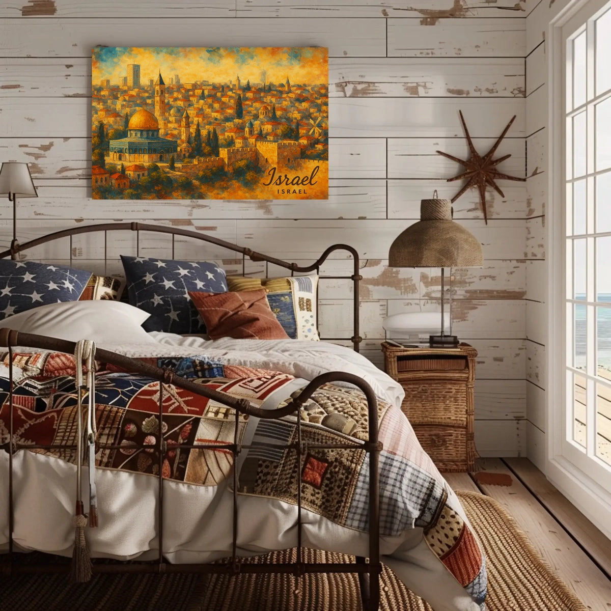 Jerusalem Skyline Artistic Impression Poster