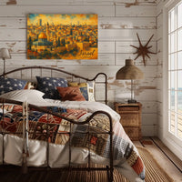 Jerusalem Skyline Artistic Impression Poster