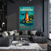 Tobermory Travel Poster Vintage Coastal Wall Art