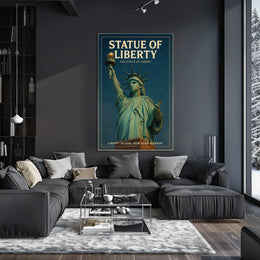 Statue of Liberty Patriotic Icon Cultural or Heritage Poster