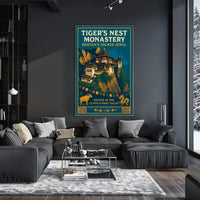 Tigers Nest Monastery Bhutans Sacred Jewel Poster