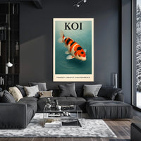 Koi Tranquil Aquatic Environments Poster