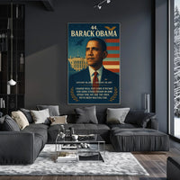 Barack Obama Leadership Iconic Historical or Presidential Poster