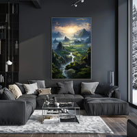 Majestic Mountain Landscape Poster