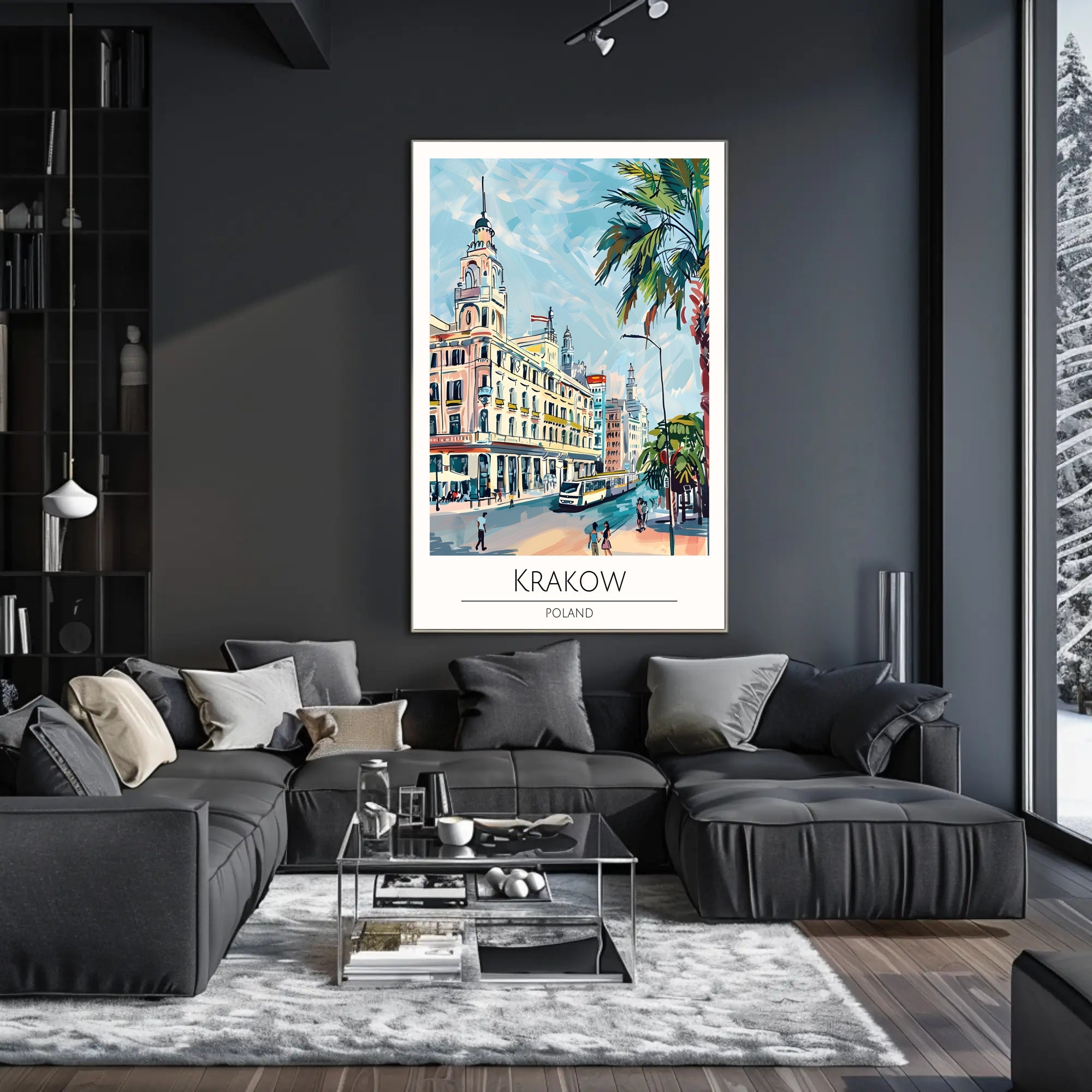 Vibrant Krakow Poster PosterGoat