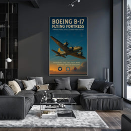Boeing B-17 Flying Fortress Poster