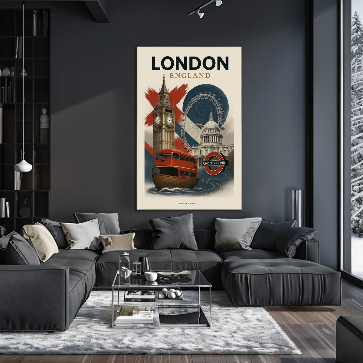 Discover London Poster