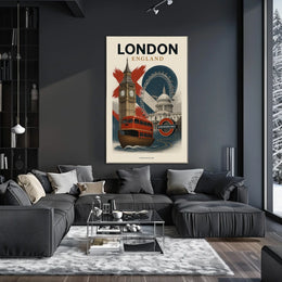 Discover London Poster