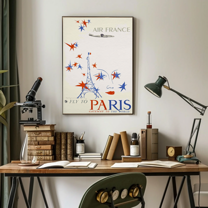 Fly to Paris Air France Gateway Poster
