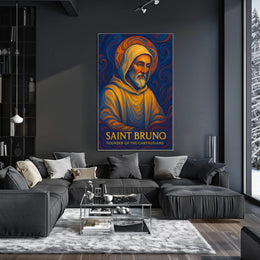 Saint Bruno Founder of the Carthusians Poster