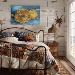 Sunflowers in Vibrant Brushstrokes Artistic Poster