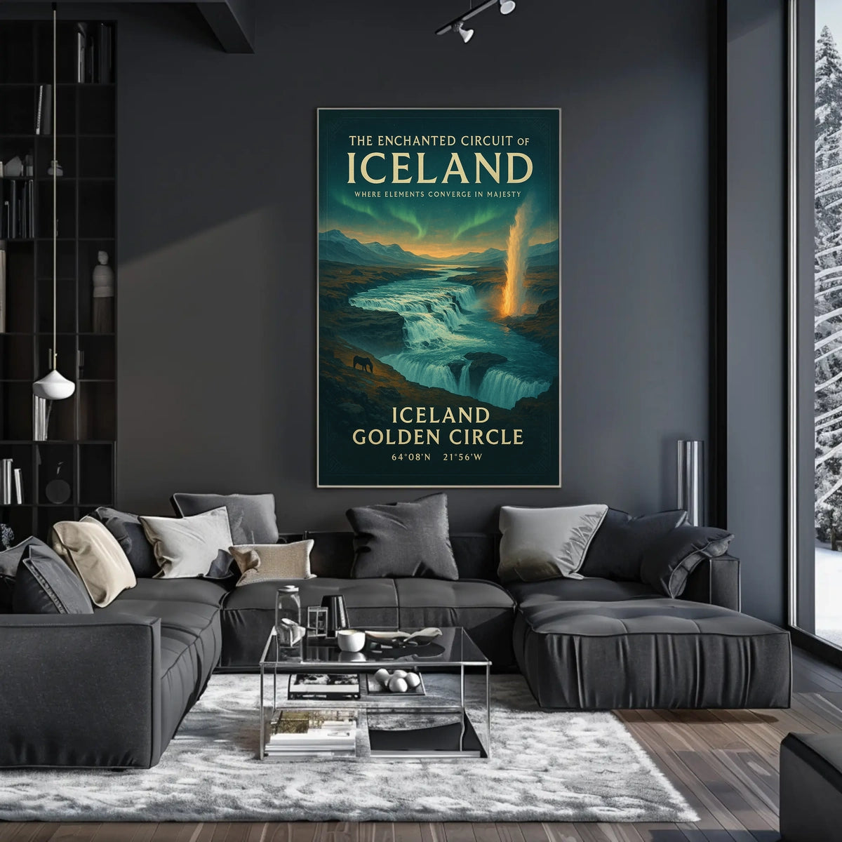 The Enchanted Circuit of Iceland Poster
