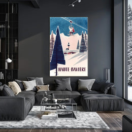 Haute-Bavière Winter Escape Poster