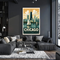 Chicago Skyline Poster
