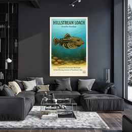 Hillstream Loach Sewellia lineolata Poster PosterGoat