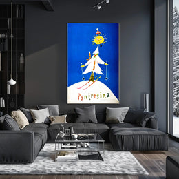 Pontresina Winter Wonderland Poster