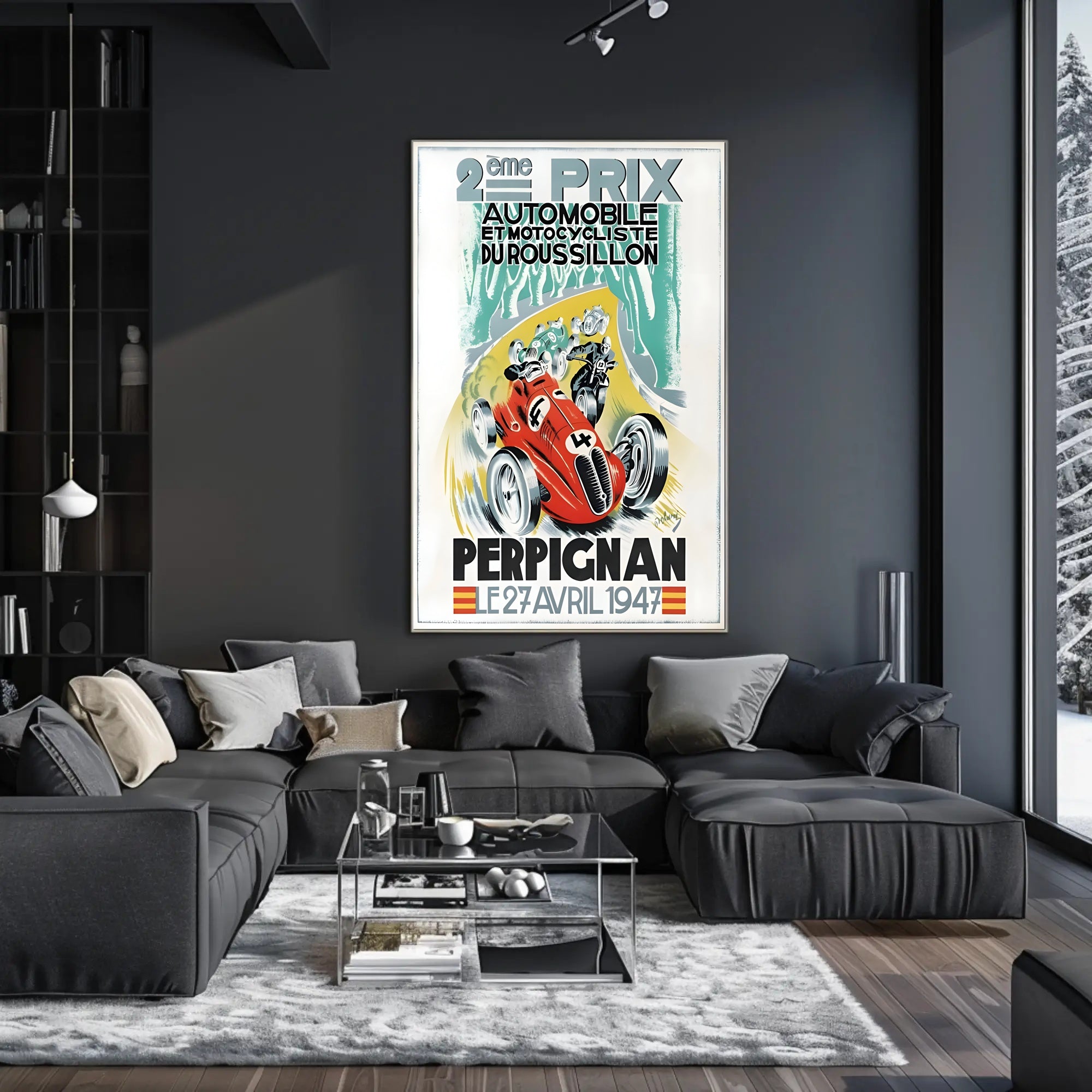 Roussillon Travel Poster Art Print for Decor