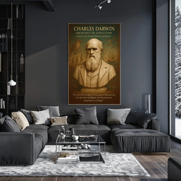 Charles Darwin Architect Of Evolution Poster
