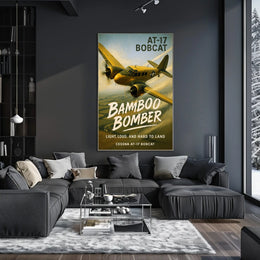 Cessna AT-17 Bobcat Bamboo Bomber Poster