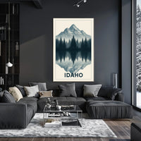 Idaho Mountain Reflection Poster