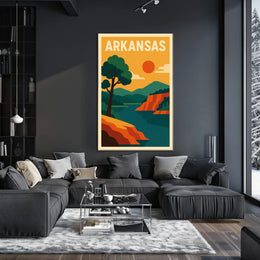 Arkansas Scenic Landscape Poster