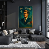 Patriotic Legacy Poster: Hope, Progress, and Leadership
